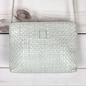 Vintage Fendi Woven white bag